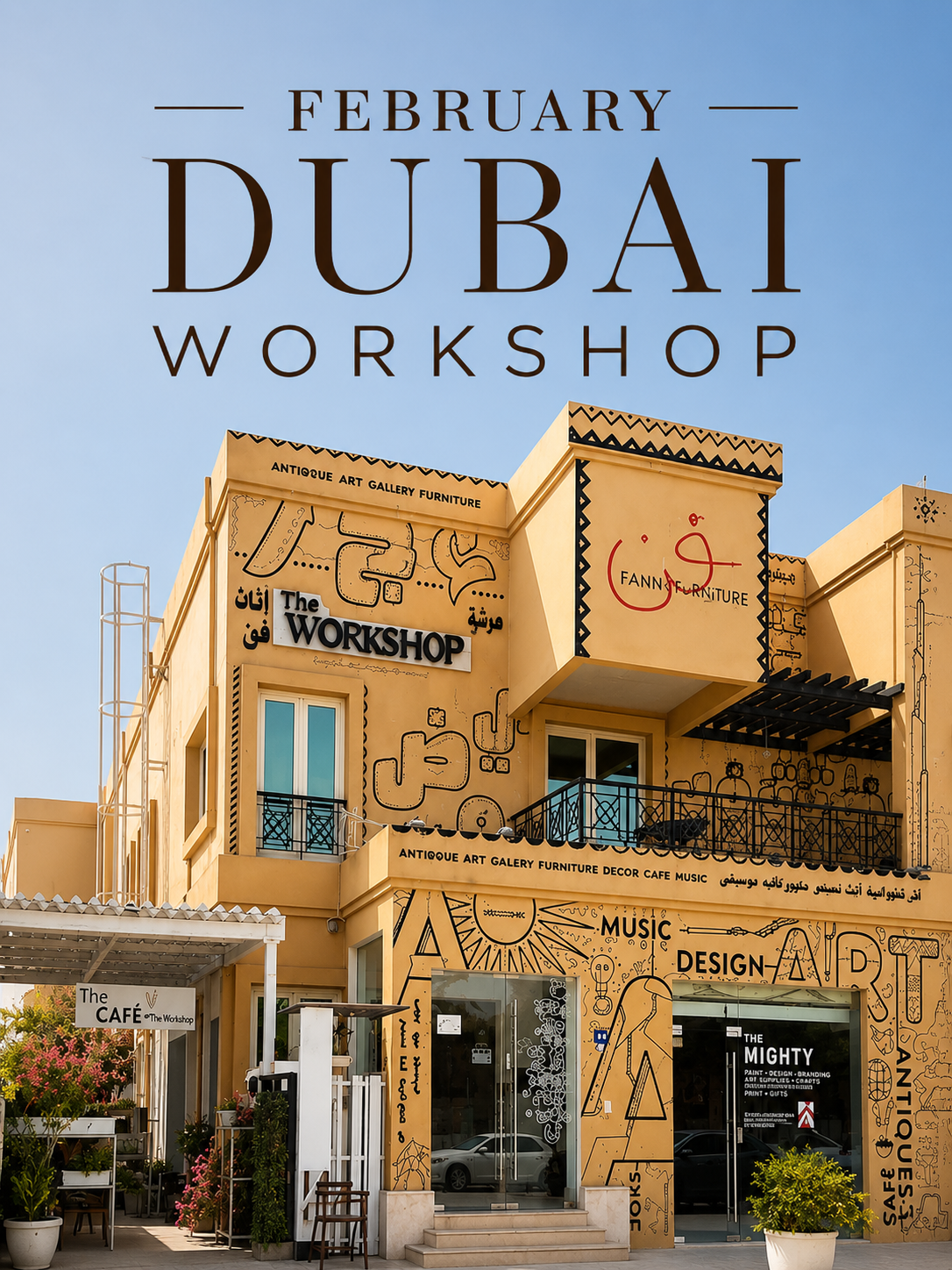THE DUBAI WORKSHOP collaboration with Rakhshinda Art