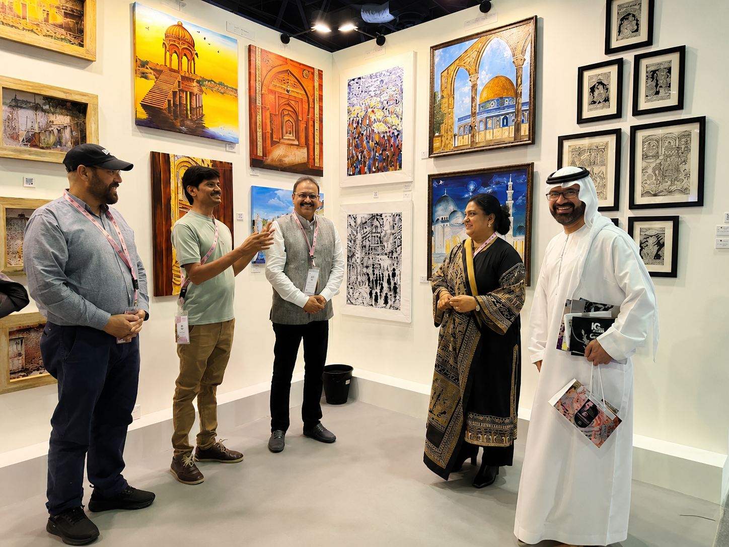 FUNUN ARTS GROUP collaboration with Rakhshinda Art